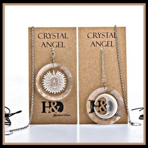 Handmade AB Crystal Sun Catcher ✦ Prism Carved Sun Halo Cut Rainbow Light NWT